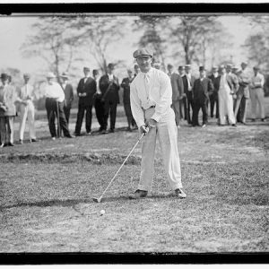 photographie golfeur amateur 1908
